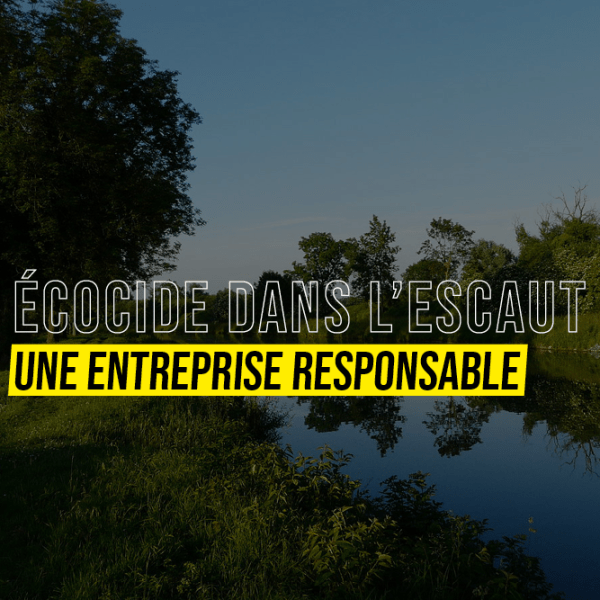 Ecocide dans l’Escaut