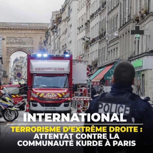 Terrorisme d’extrême droite : La communauté kurde attaqué à&nbsp;Paris