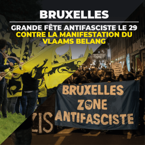 Grande fête antifasciste à Bruxelles le 29 mai contre la manifestation du Vlaams&nbsp;Belang