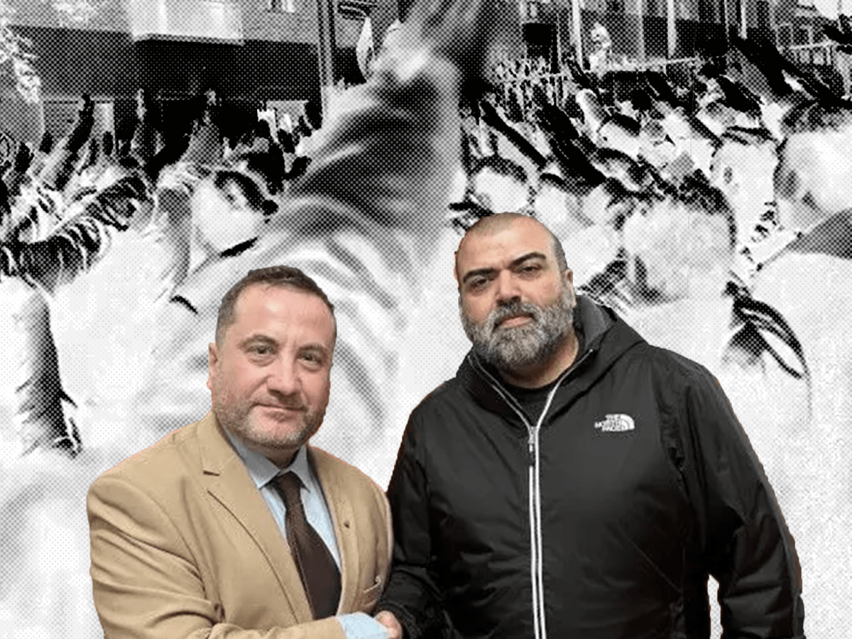 Bruxelles – Un candidat Vlaams Belang pose devant un symbole de Mussolini et glorifie le&nbsp;fascisme