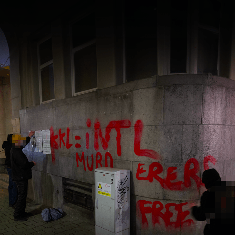 Palestine : des militant·es juif·ves antisionistes s&rsquo;en prennent au KKL/FNJ&nbsp;Belgique