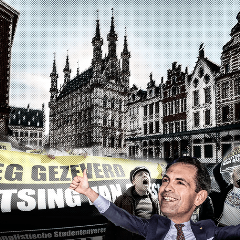 TOM VAN GRIEKEN INVITÉ À LEUVEN – LES ÉTUDIANT·ES APPELLENT À UN RASSEMBLEMENT&nbsp;ANTI-FASCISTE