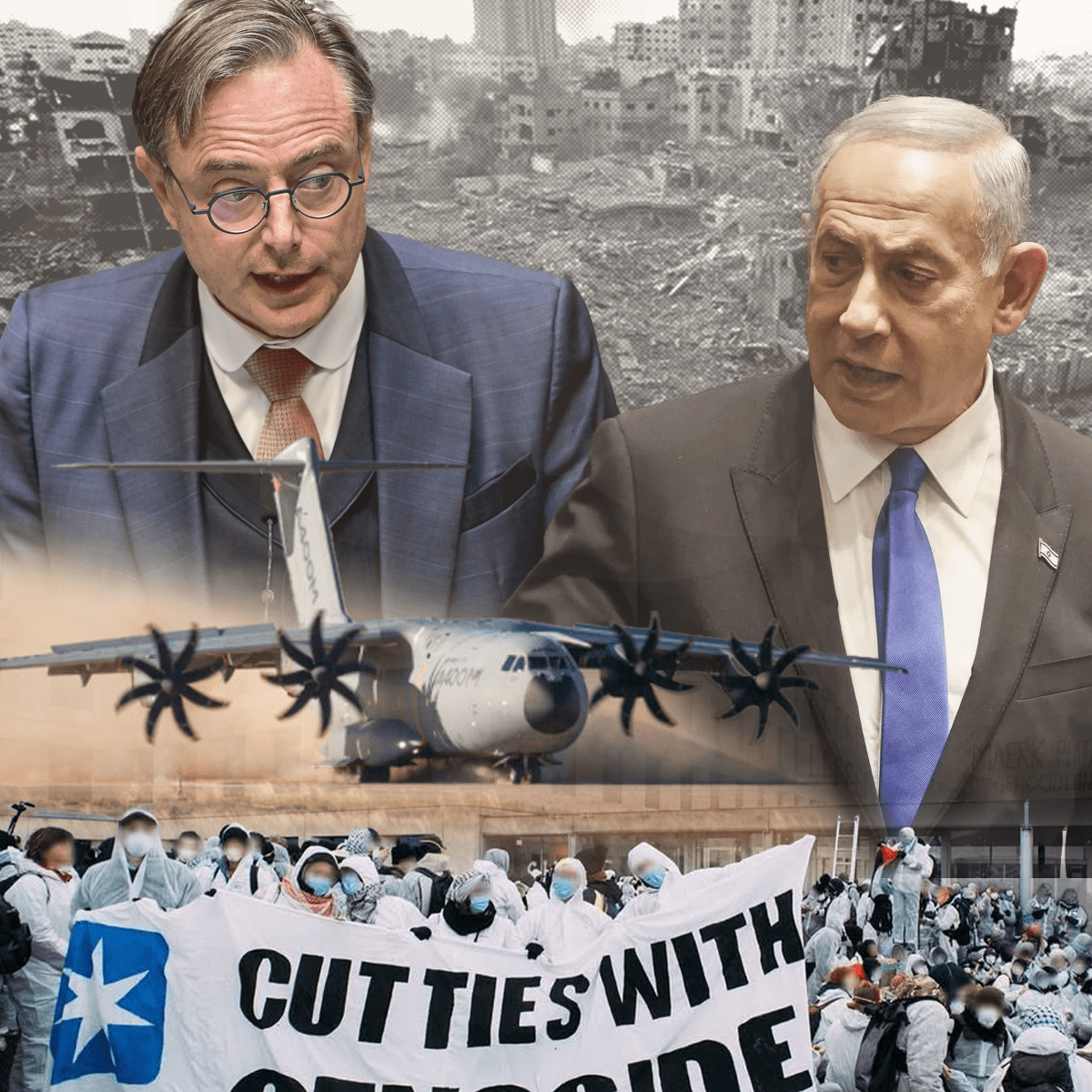 La Belgique autorise à nouveau la livraison d&rsquo;armes à Israël – Une action de masse organisée&nbsp;!