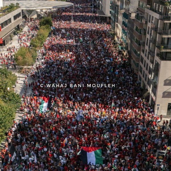 130 000 PERSONNES MARCHENT POUR LA&nbsp;PALESTINE