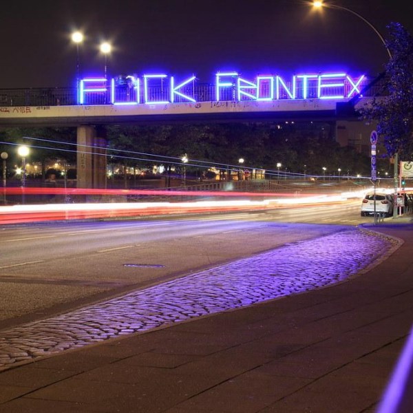 JOURNÉE D’ACTION EN SOLIDARITÉ AVEC LES MIGRANT.ES ET CONTRE FRONTEX&nbsp;(VIDÉO)