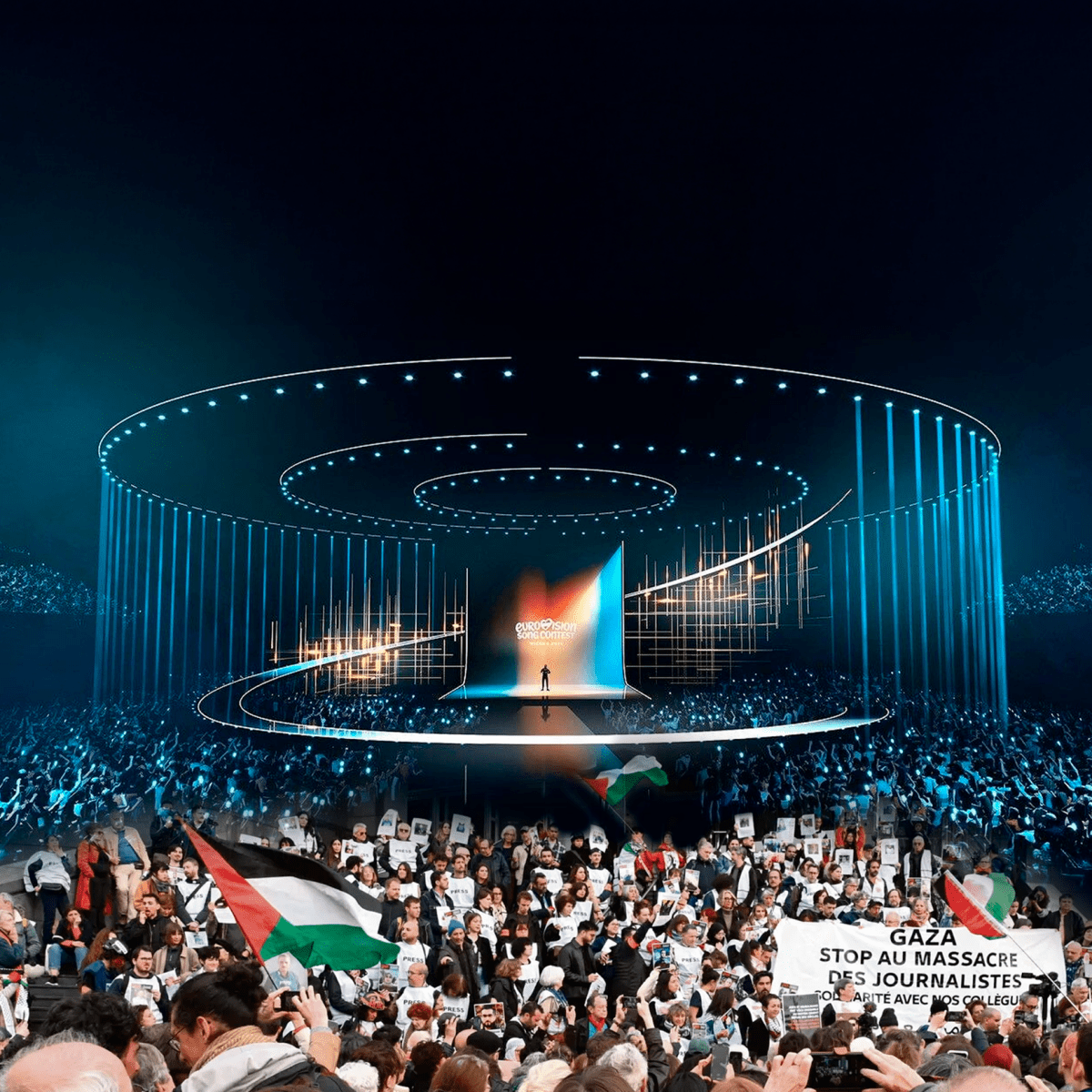 Média – La RTBF diffusera l’Eurovision 2026 avec Israël, malgré le génocide et l’assassinat des collègues journalistes à&nbsp;Gaza