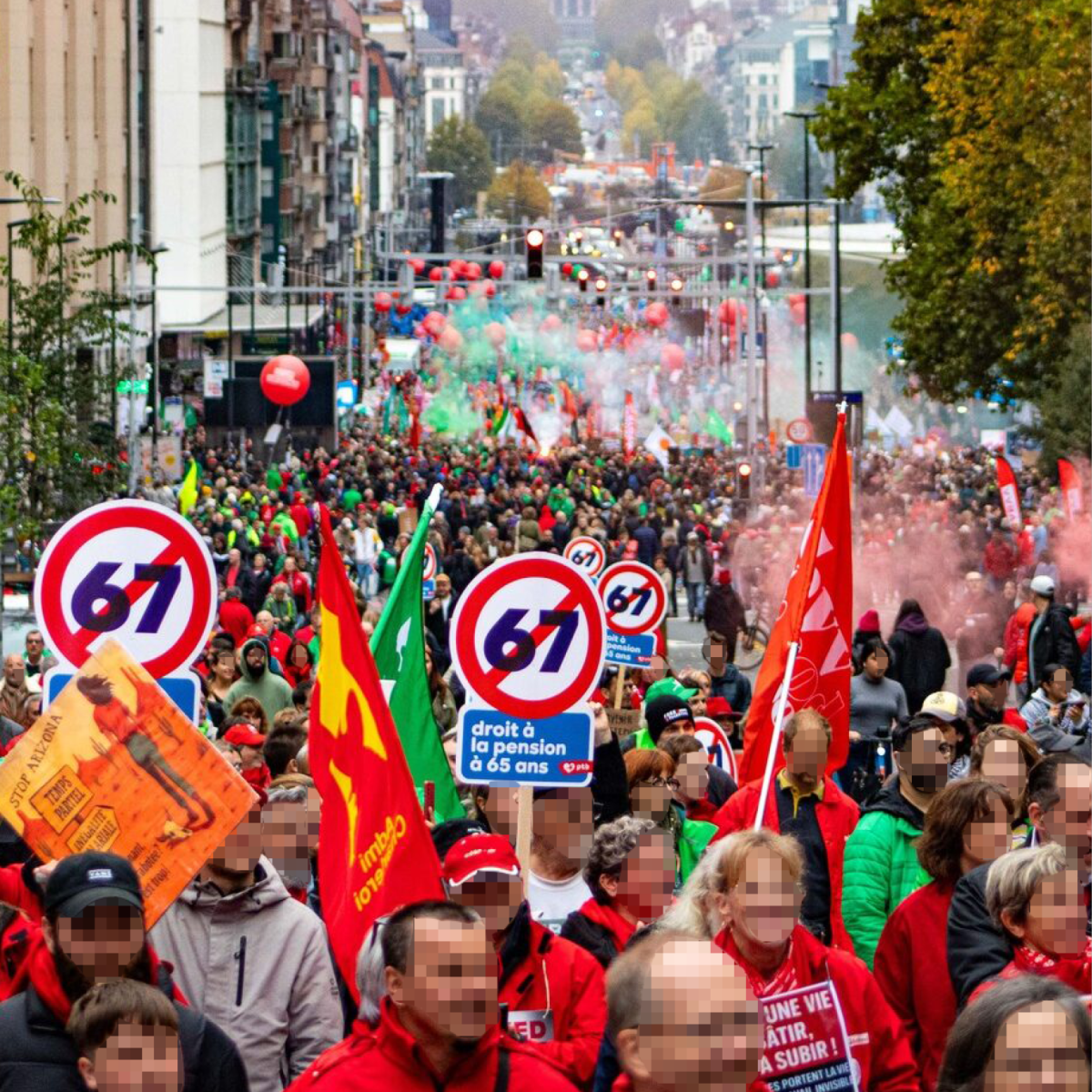 Belgique : Grèves, actions et manifestations contre les politiques de casse&nbsp;sociale