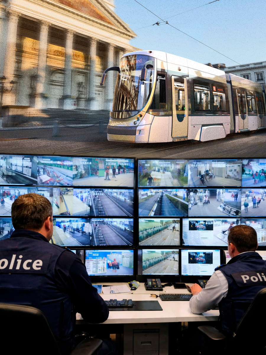 Surveillance : la police va avoir accès en direct au réseau de caméras de la&nbsp;STIB