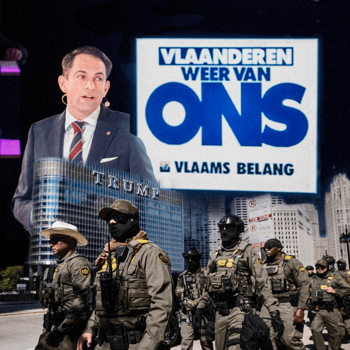 Fascisme : Le Vlaams Belang veut créer une « police des illégaux » similaire à l’ICE  