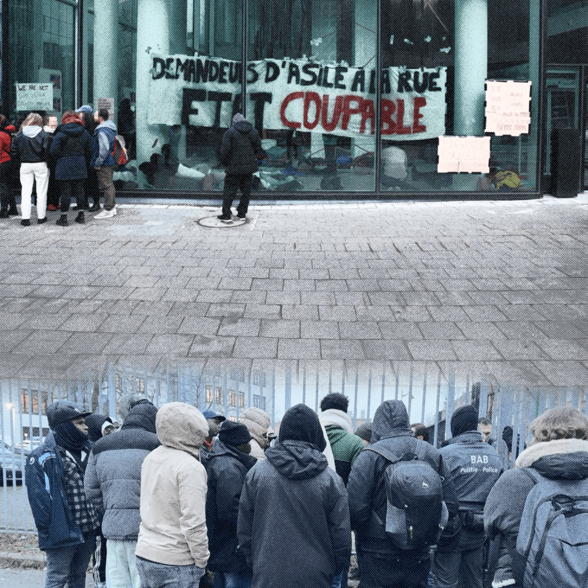 expulsion : Brigade Anti-Bandistisme, policiers antiémeutes … Tout ça pour mettre des demandeurs d&rsquo;asile à la&nbsp;rue