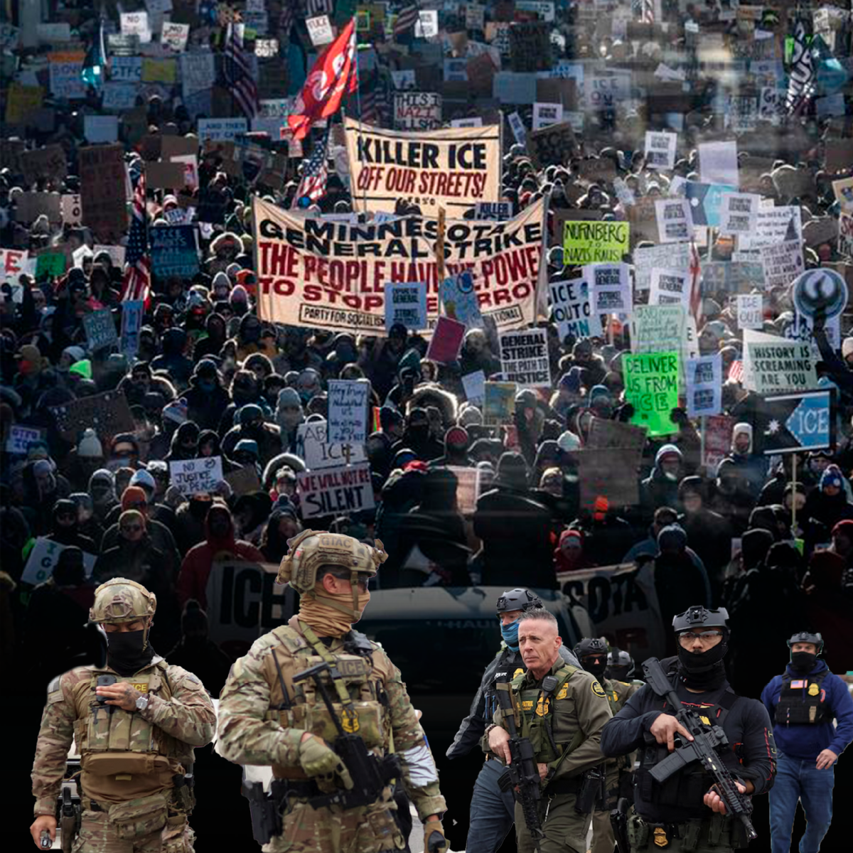 Fascisme : La milice migratoire des Etats-Unis ICE armée par la&nbsp;Belgique