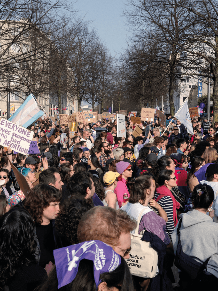 Bruxelles: Manifestation pour les droites des femmes et minorités de&nbsp;genre